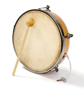 Tuneable wooden shell hand drum
