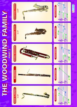 Music Poster - The Woodwind Family part 2
