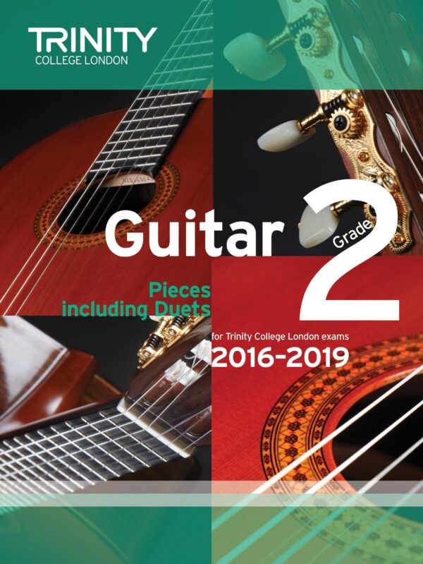 Trinity College Grade 2 guitar exam pieces 2016-2019
