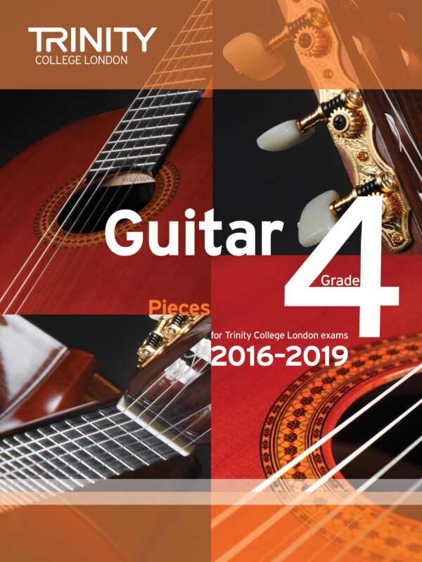 Trinity College Grade 4 guitar exam pieces 2016-2019