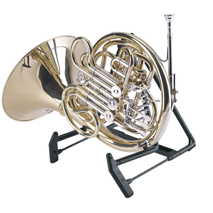 K&M French Horn stand Heritage Music UK