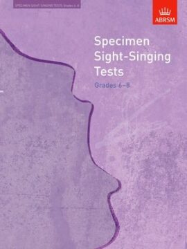 Specimen sight singing tests ABRSM 6-8