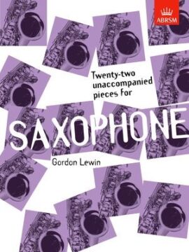 Twenty-two Unaccompanied Pieces for Saxophone - Lewin