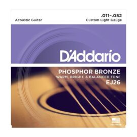 D'Addario EJ26 Custom light Acoustic Guitar string set