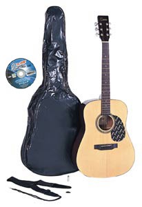 Encore acoustic guitar pack