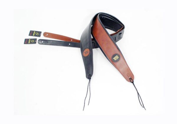 Guitar strap - leather/suede