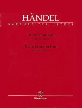 Handel: Sonatas (11) for Flute and Figured Bass (Urtext).