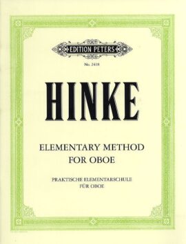 Hinke: Elementary Method For Oboe
