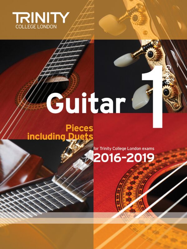 Trinity College Grade 1 guitar exam pieces 2016-2019