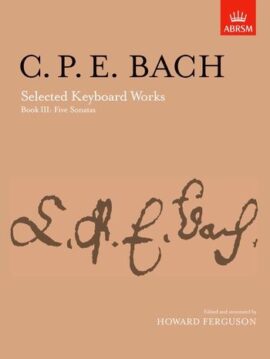BACH CPE - Selected Keyboard Works, Book III