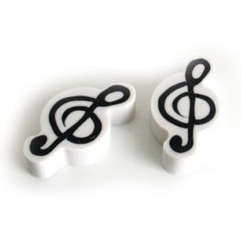 Eraser - treble clef (pack of 2)