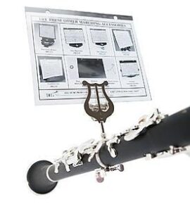 Windcraft Clarinet Lyre - Centre Fit, Nickel Plate