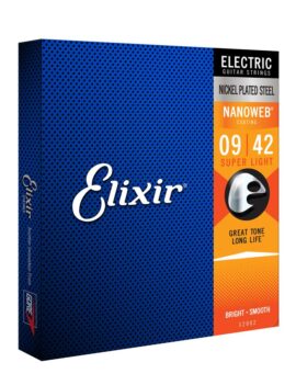 ELIXIR E12002 Nanoweb Electric guitar Superlight set