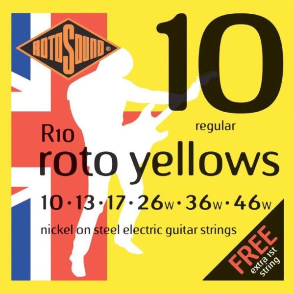 Roto Yellows guitar strings