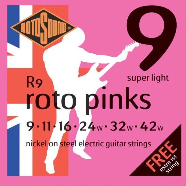Roto Pinks guitar strings