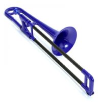 pBone Mini Blue Plastic Trombone