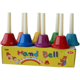 8 note metal Hand Bell Set