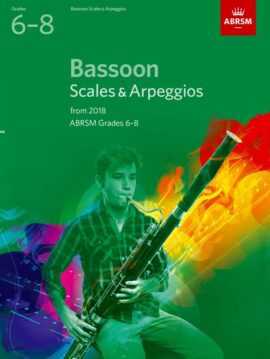 ABRSM Bassoon Scales & Arpeggios Grades 6-8 from 2018