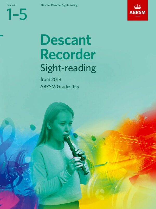 ABRSM Descant Recorder Sight reading tests Grades 1–5 from 2018