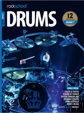 Rockschool Drums Grade 7 2018+ (Book/Audio)