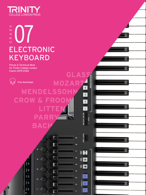 TCL Electronic Keyboard Exam Pieces 2019-2022 Grade 7
