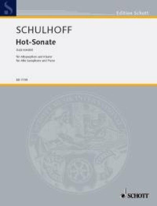 Schulhoff Hot-Sonate (Alto saxophone & Piano)