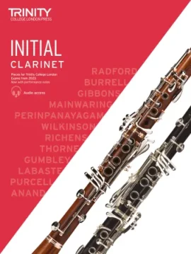 TCL Clarinet Exam Pieces from 2023 Initial grade
