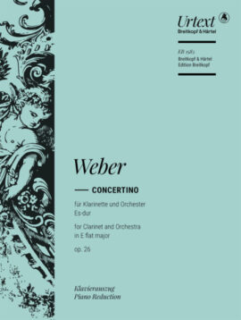 Weber Clarinet Concertino in E flat major Op. 26