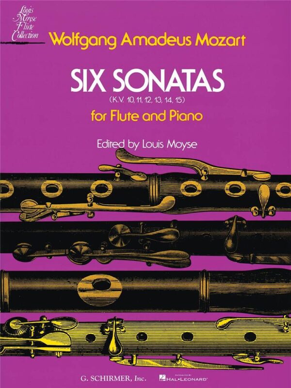 Mozart Six Sonatas (Flute & Piano)