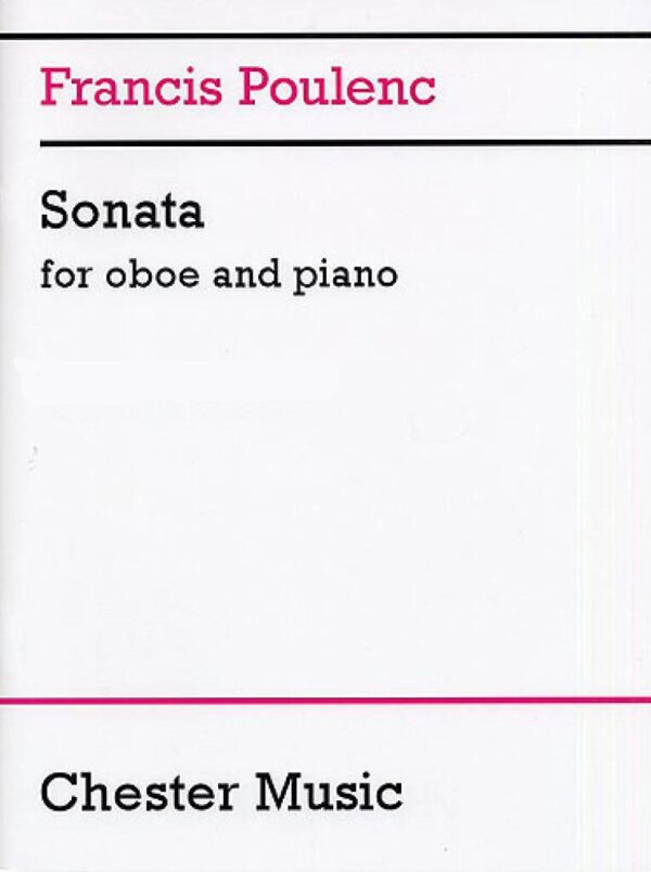 Poulenc Sonata for Oboe (Original)