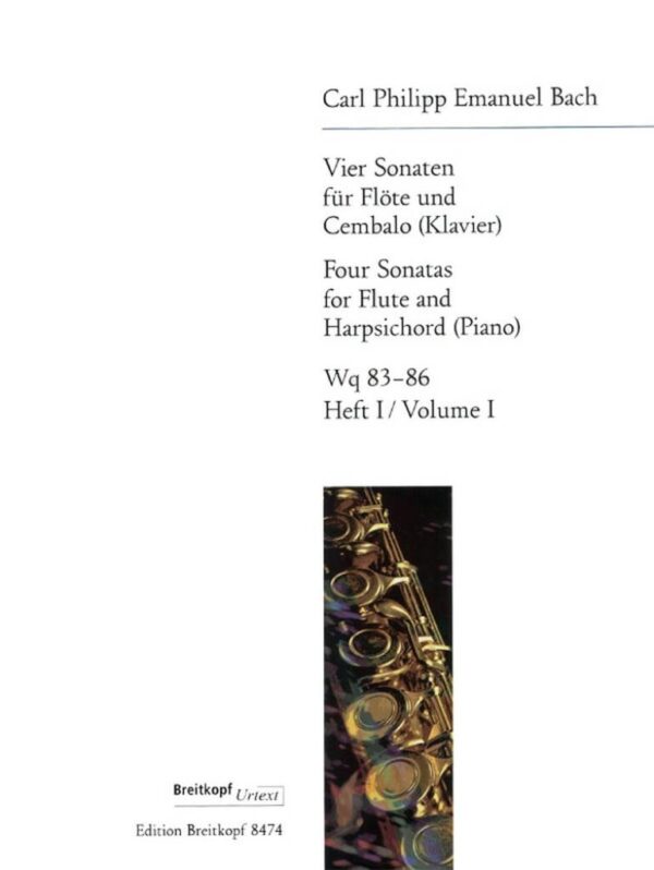 Bach Four sonatas for Flute & Harpsichord