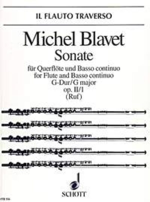 Blavet Flute Sonata in G OpII/1