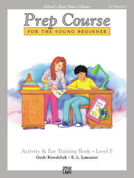 Alfred's Basic Piano Prep Course Activity & Ear Training Book Level F