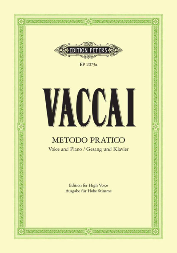 Vaccai - Metodo pratico di canto