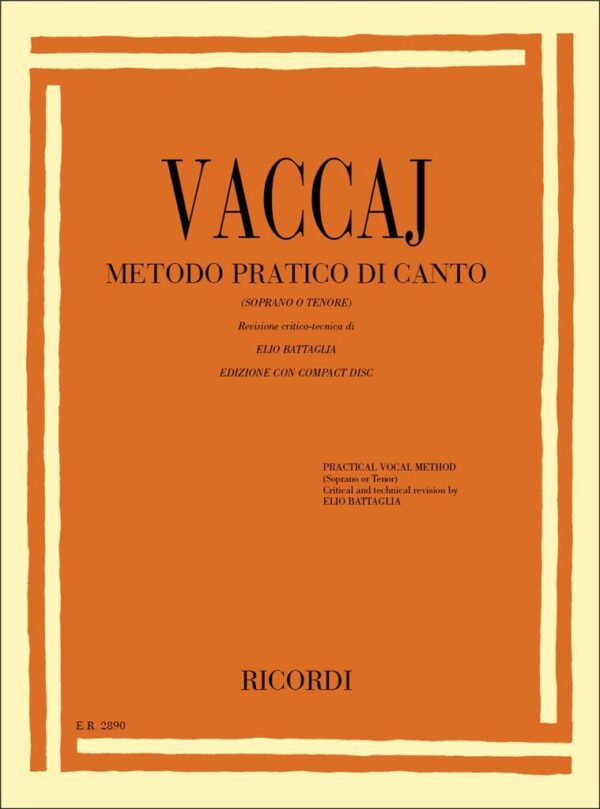 Vaccai - Metodo pratico di canto