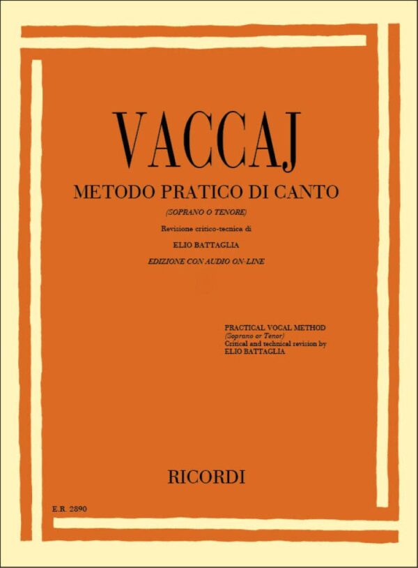 Vaccai - Metodo pratico di canto